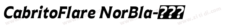 CabritoFlare NorBla字体转换